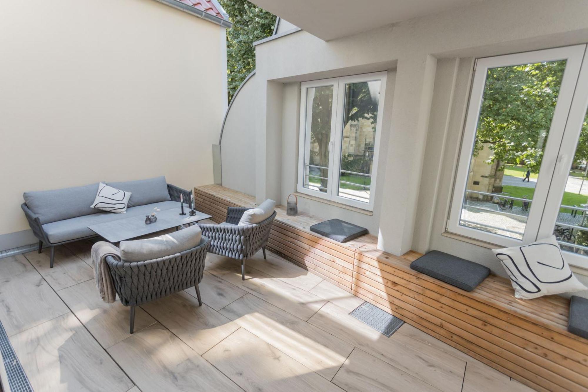 Stilvolles City-Apartment Glocke Ludinghausen Exteriér fotografie